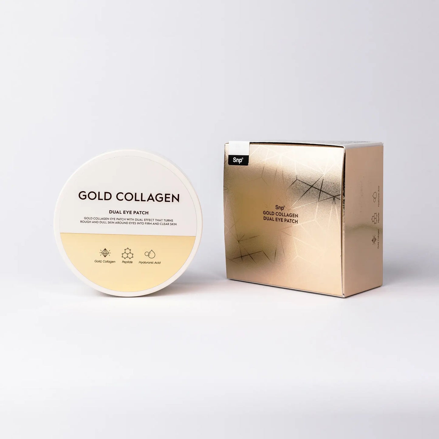 Parches para ojos con oro 24k Gold Collagen Dual Eye Patch 60 unidades