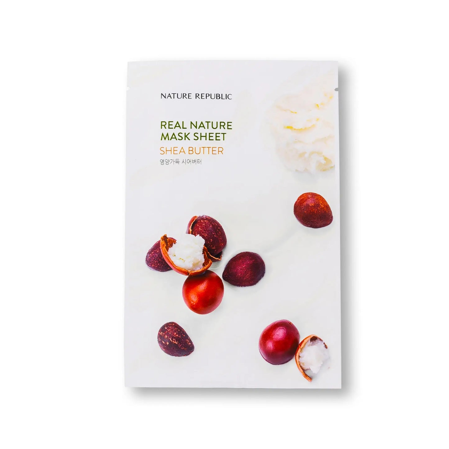 Mascarilla facial con manteca de karité Real Nature Shea Butter Mask Sheet 23ml