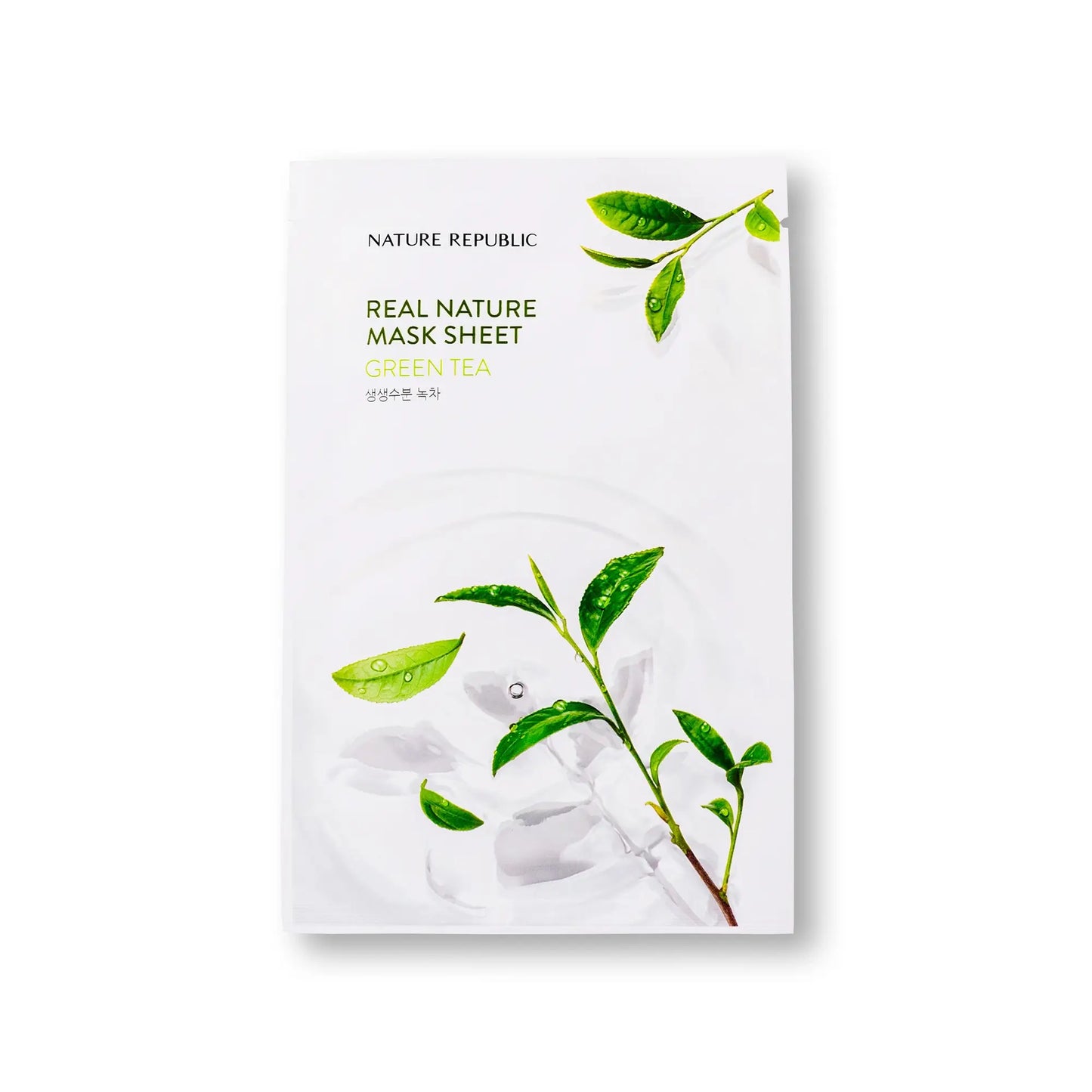 Masca de fata cu ceai verde Real Nature Green Tea Mask Sheet 23ml