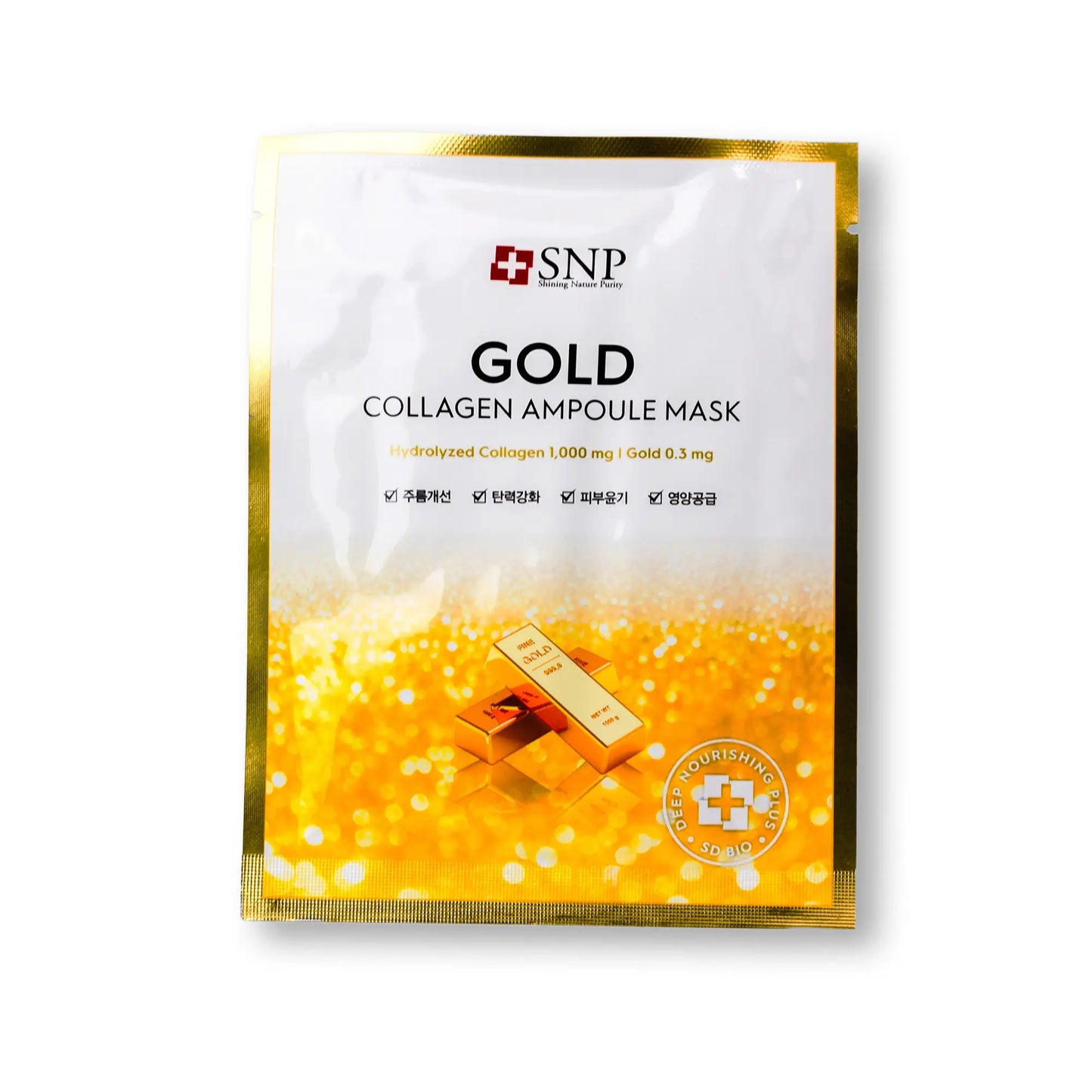 Mascarilla facial con colágeno Gold Collagen Ampoule Mask 25ml