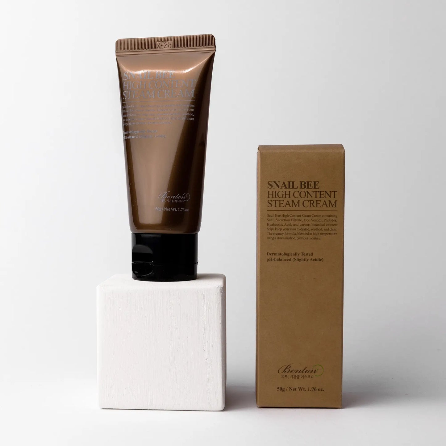 Crème à la vapeur à la mucine d'escargot et venin d'abeille Snail Bee High Content Steam Cream 50g