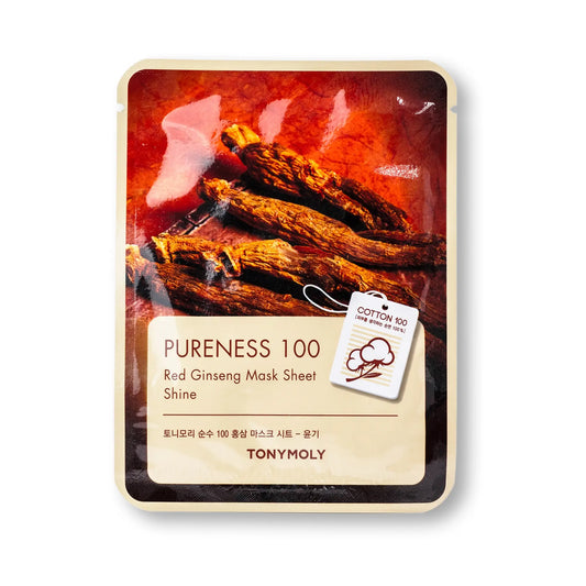 Masca de fata cu ginseng rosu Pureness 100 Red Ginseng Mask Sheet