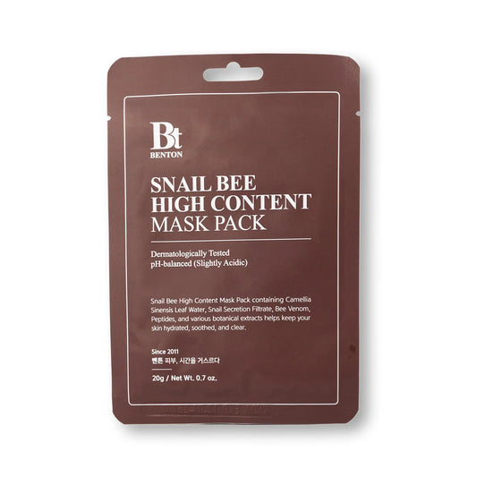 Masca cu mucina de melc si venin de albine Snail Bee High Content Mask Pack 20g