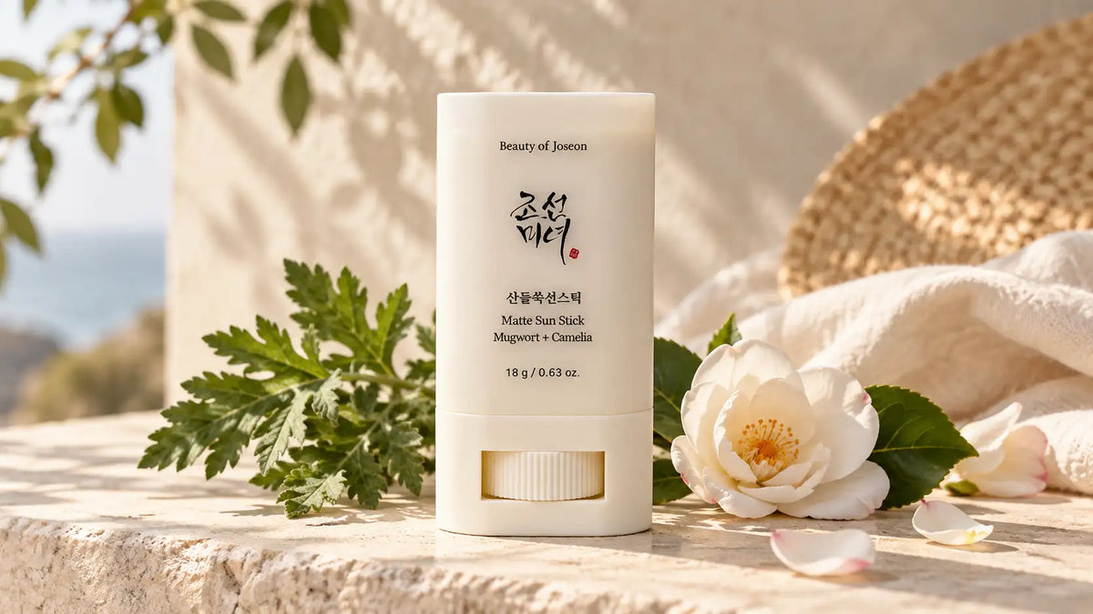 Stick solar matifiant Mugwort + Camellia Matte Sun Stick SPF 18g